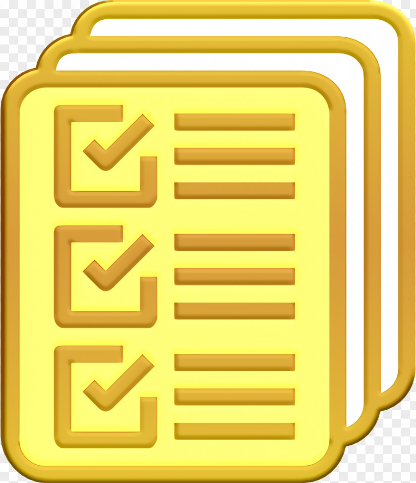 Documents Icon Business Situations List PNG