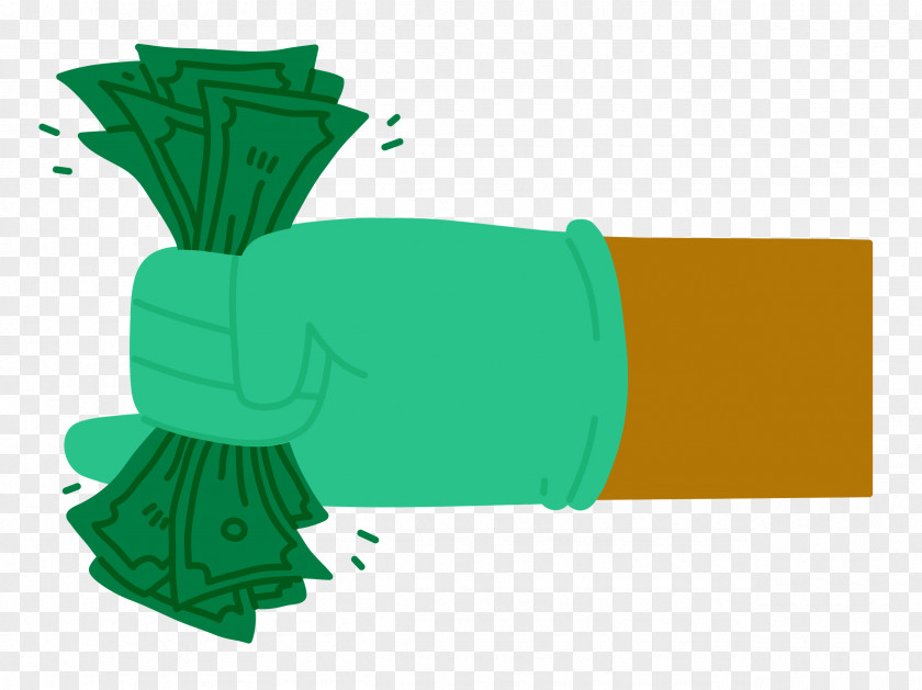 Hand Holding Cash PNG