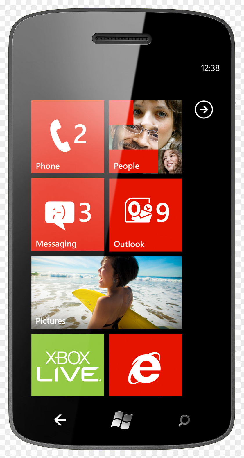 Manggo Windows Phone 7.1 Microsoft PNG