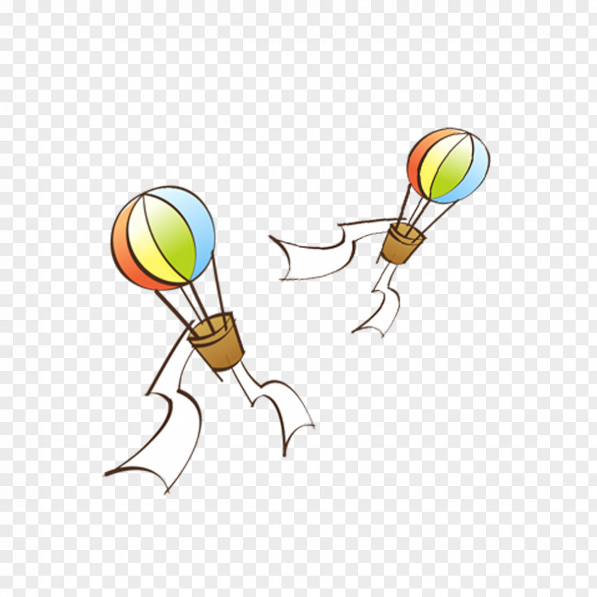 Parachute Hot Air Balloon Clip Art PNG