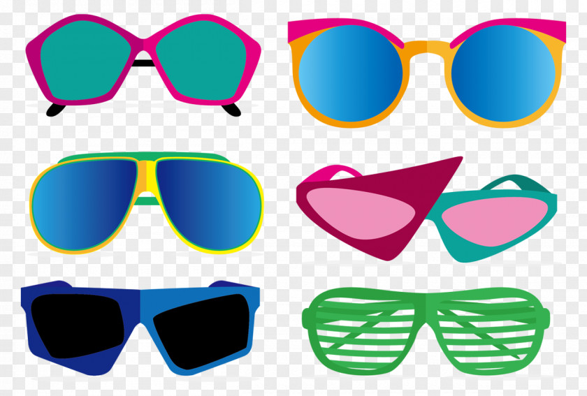 Sunglasses Vector 1980s Clip Art PNG