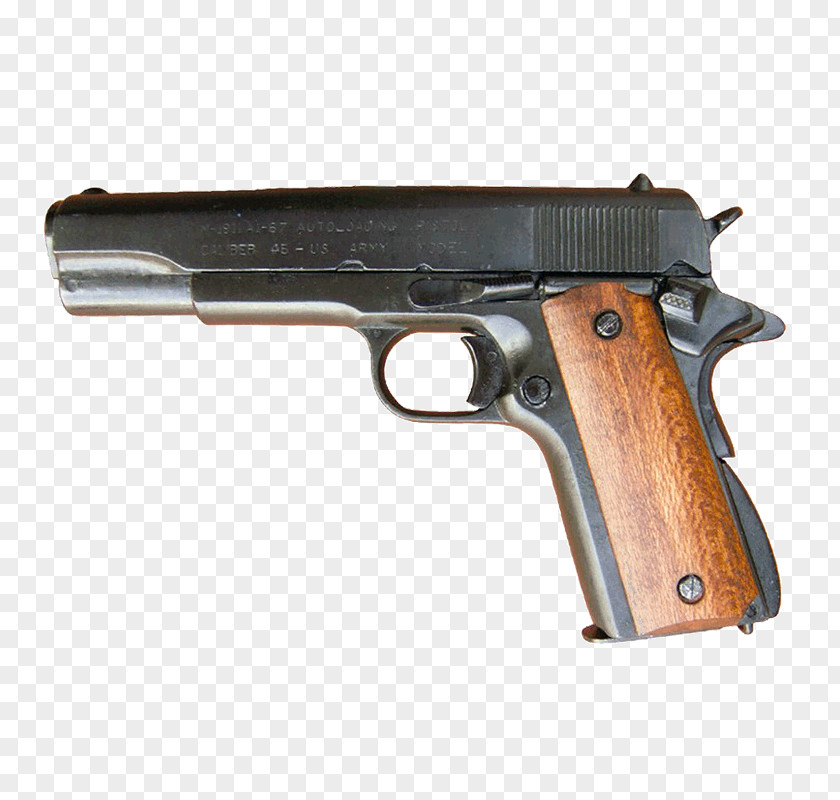 Weapon M1911 Pistol Luger Firearm PNG
