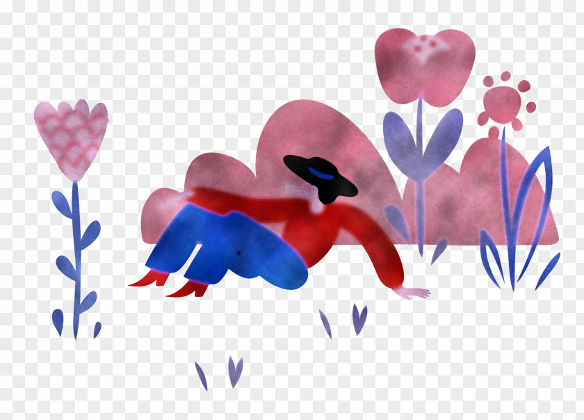 Alone Time Park Flower PNG