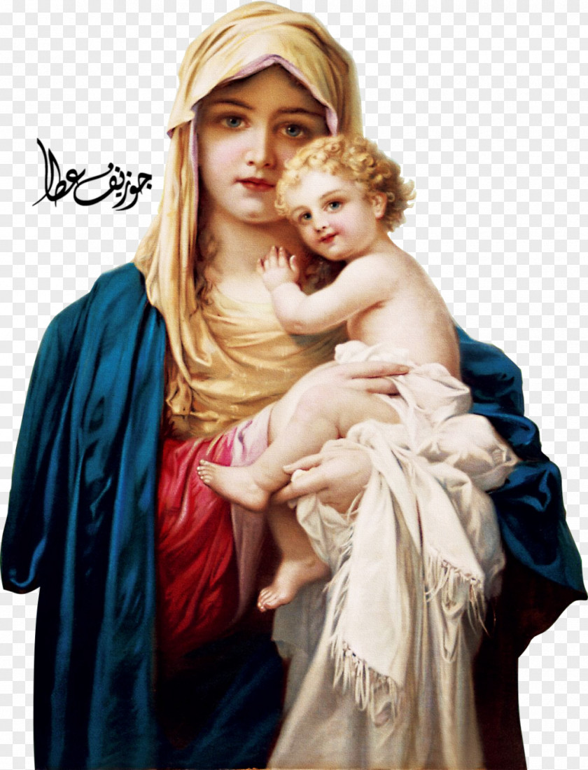 Mary Holy Family Child Jesus Madonna Card PNG