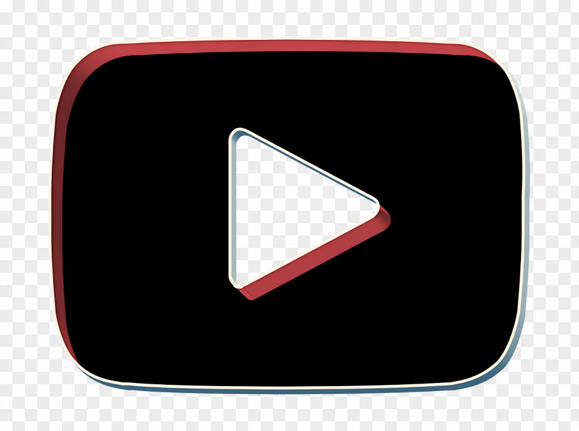 Material Property Triangle Media Icon Social Video PNG