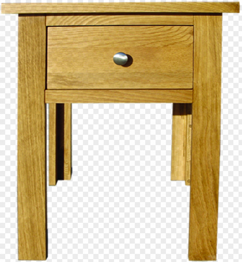 Oak Bedside Tables Furniture Drawer Wood PNG