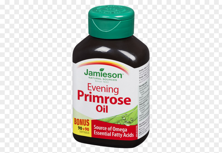 Oil Common Evening-primrose Capsule Dietary Supplement Jamieson Laboratories PNG