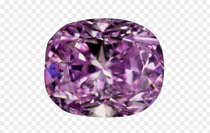 Purple Diamond Color Gemstone Violet PNG