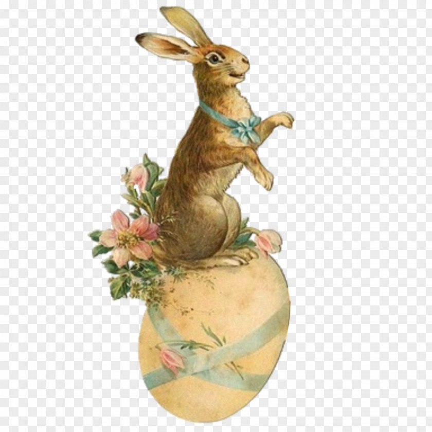 Rabbit Hare Easter Bunny Figurine PNG