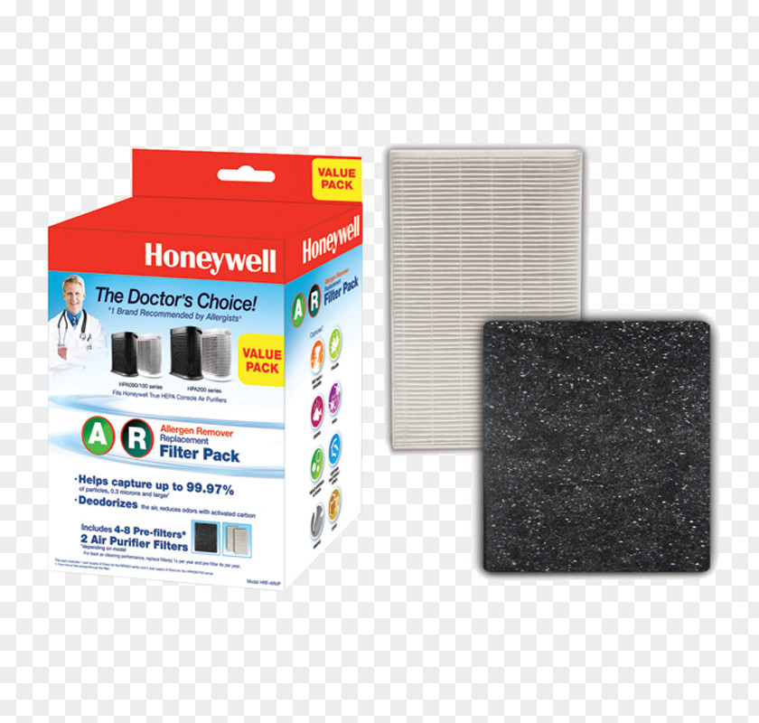 Air Filter Humidifier Purifiers HEPA Honeywell HPA300 PNG