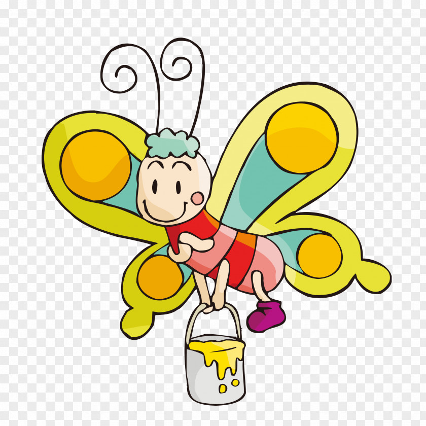 Butterfly Insect Vector Graphics Cartoon PNG