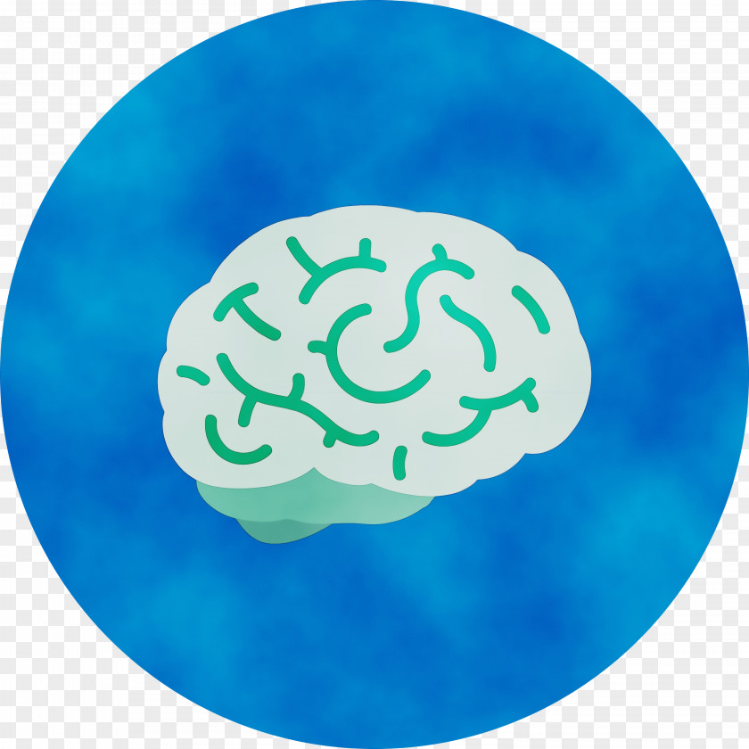 Green Circle Turquoise Brain Microsoft Azure PNG