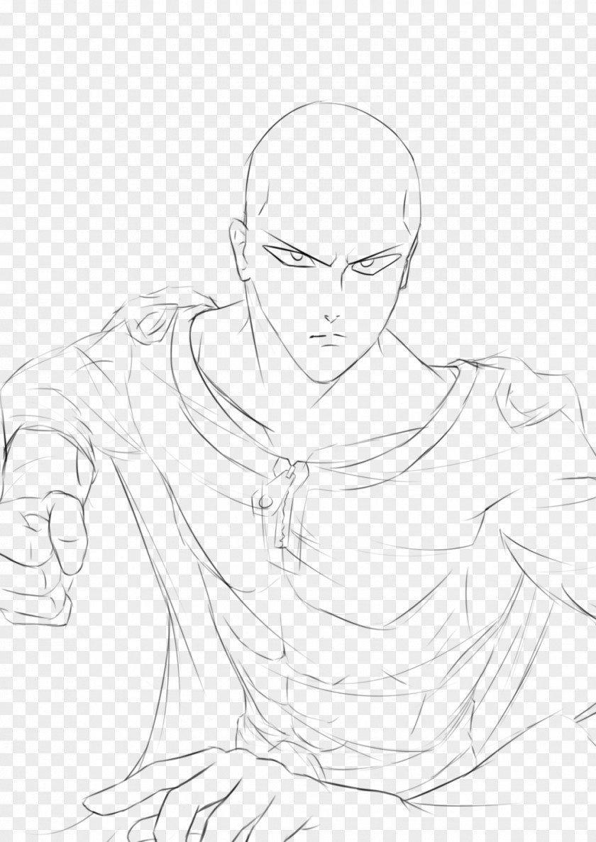 One Punch Drawing Line Art Nose Sketch PNG