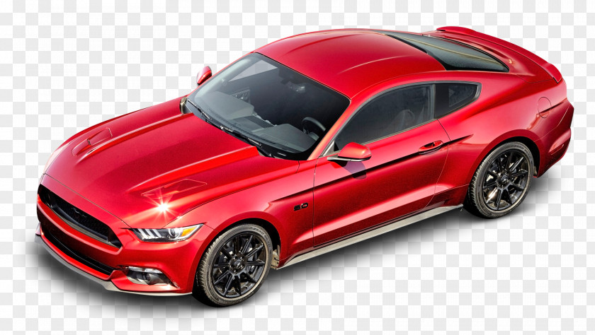 Red Ford Mustang GT Car 2016 California Special PNG