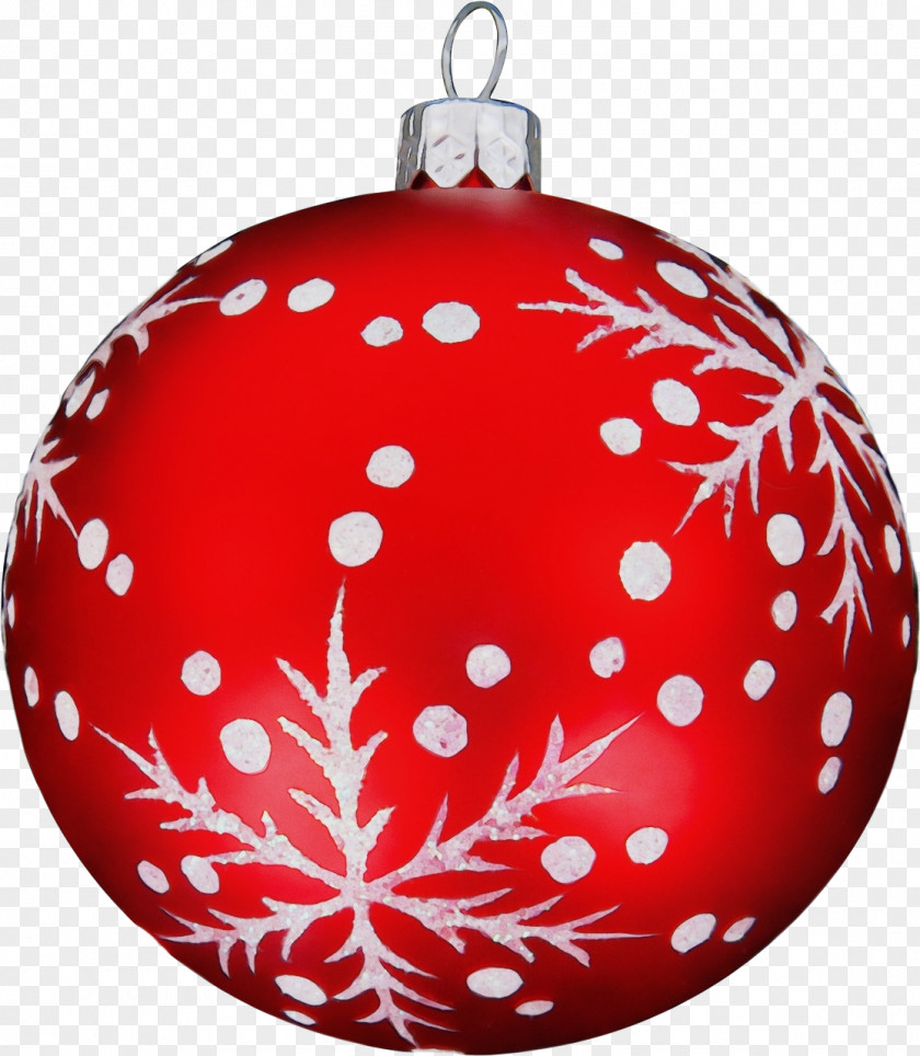 Snowflake Christmas Watercolor Tree PNG