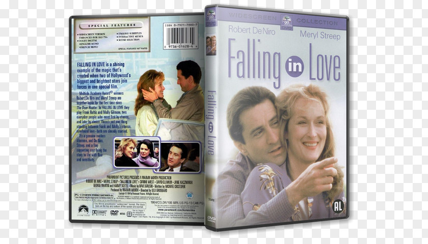 Meryl Streep Falling In Love Poster DVD Import PNG