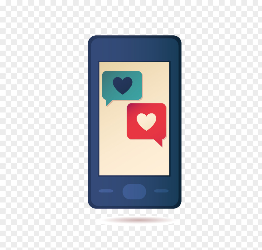 Phone Social Media Communication Love Network PNG