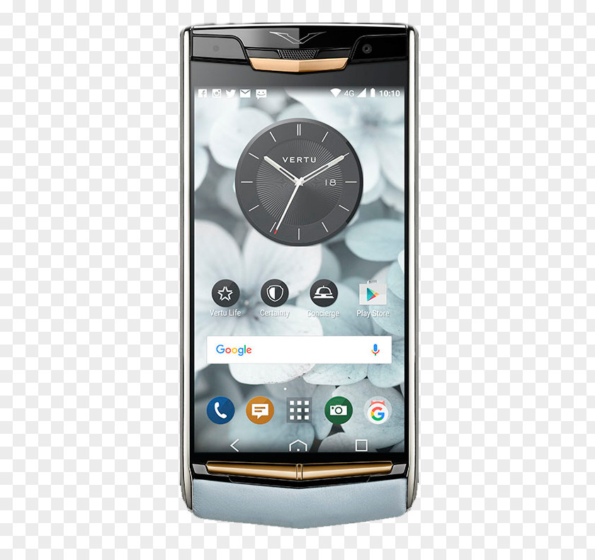 Signature Block Vertu Ti Smartphone IPhone Blue PNG