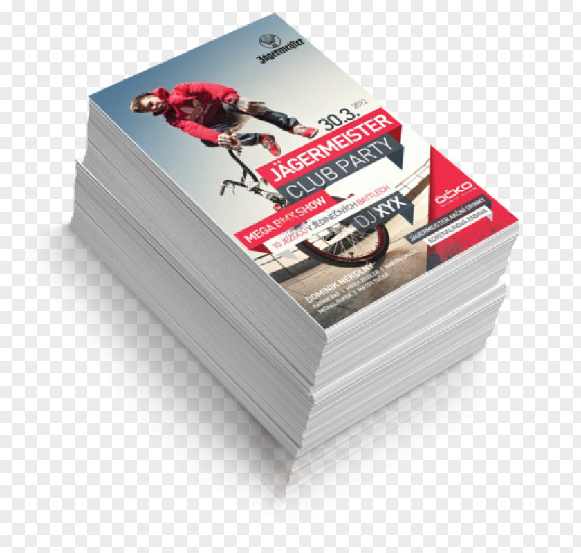 4x6 Flyer Paper Gang Run Printing Advertising PNG