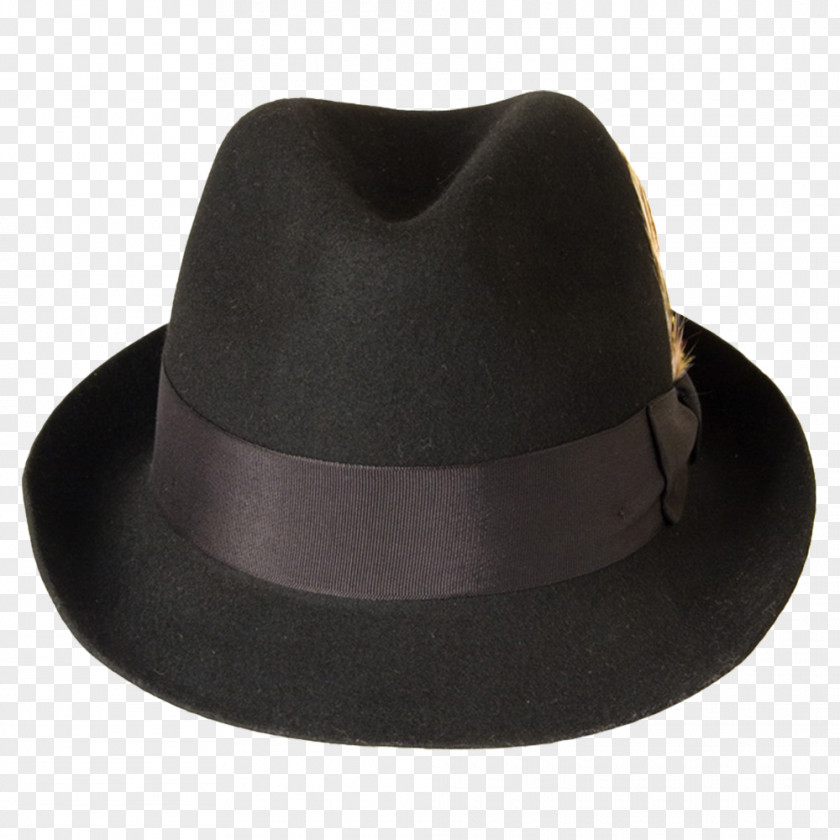 Black Fedora Hat Headgear Clip Art PNG