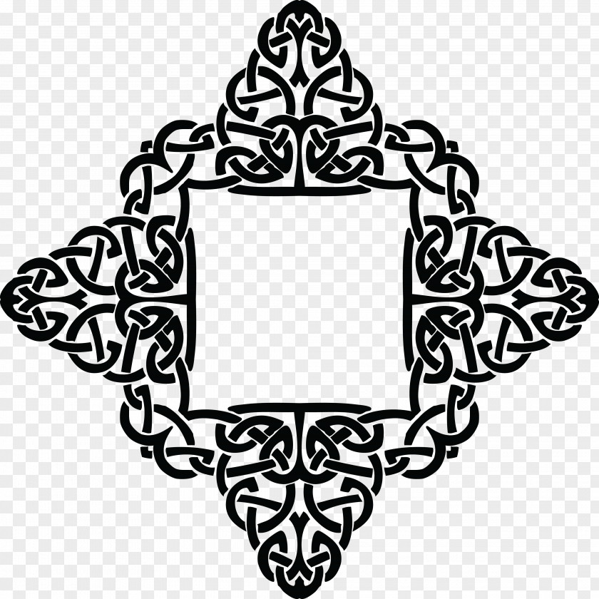 Celtic Knot Line Art Celts Clip PNG