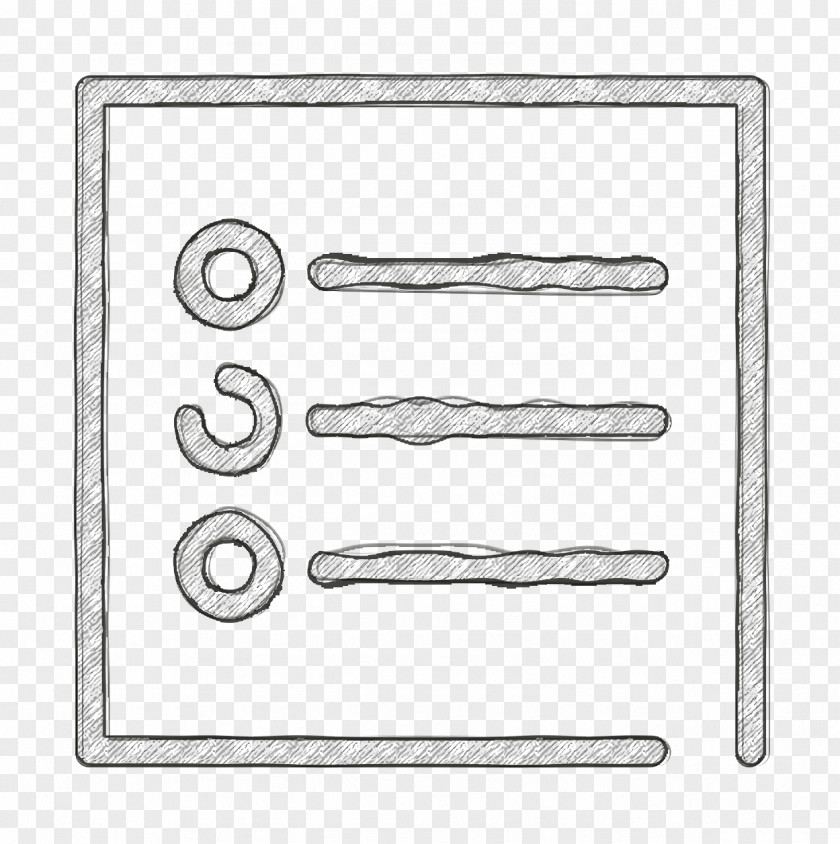 List Icon Note Web Navigation Line Craft PNG
