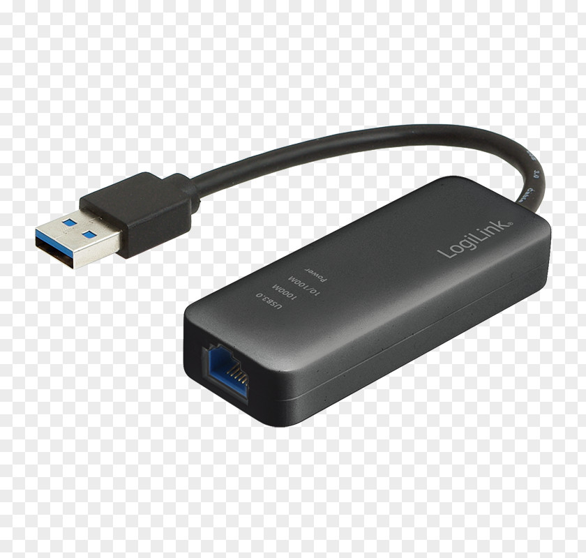 Usb 30 Adapter Ethernet Hub Gigabit USB 3.0 PNG
