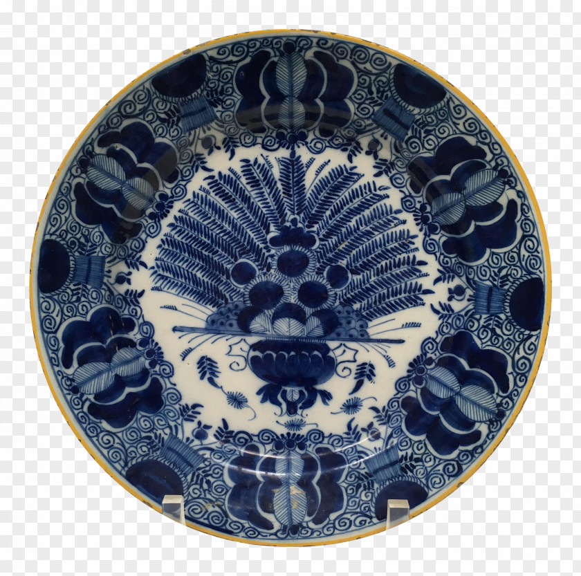 Art Wildflower Plate Porcelain PNG