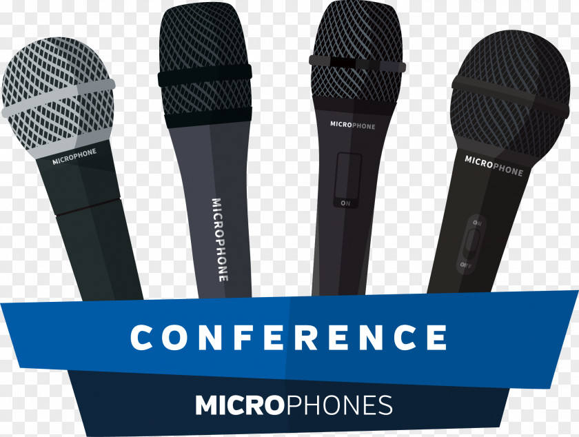 Beautifully Microphone Poster Illustration PNG