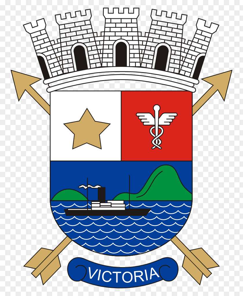 Brasão De Vitória Prefeitura Municipal City Council Of Vitoria Coat Arms Brazil PNG