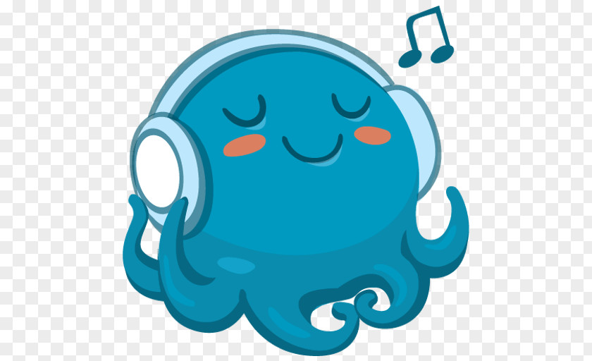 Octopus Sticker VKontakte Theodore Affinage PNG