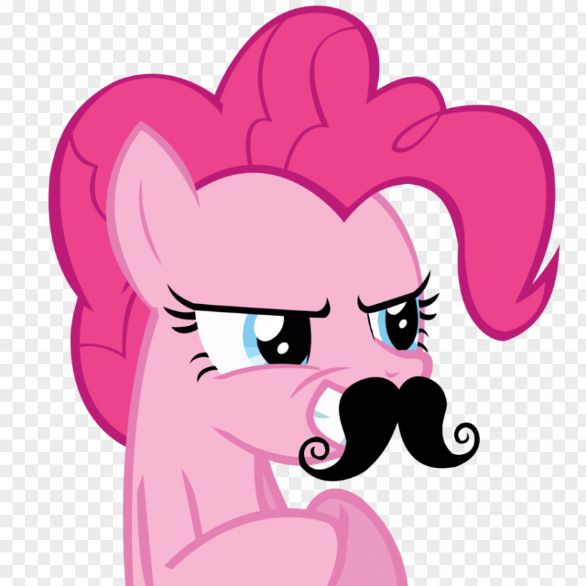 Pie Pinkie Moustache My Little Pony Spike PNG