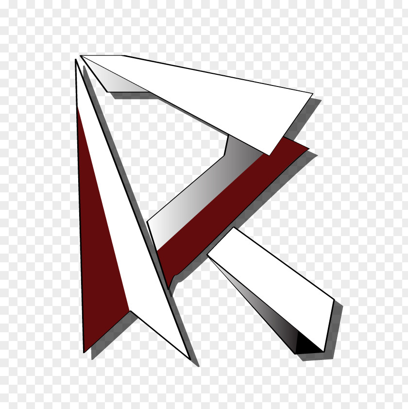 Raymond Logo Line Triangle PNG