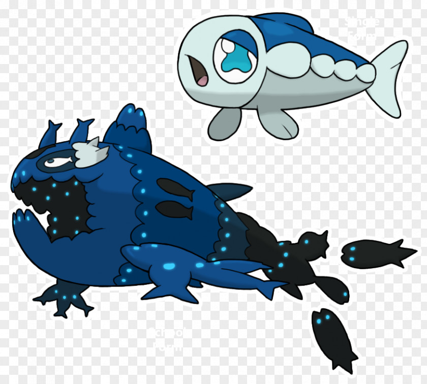 School Fish Pokémon Sun And Moon Red Blue & The Company PNG