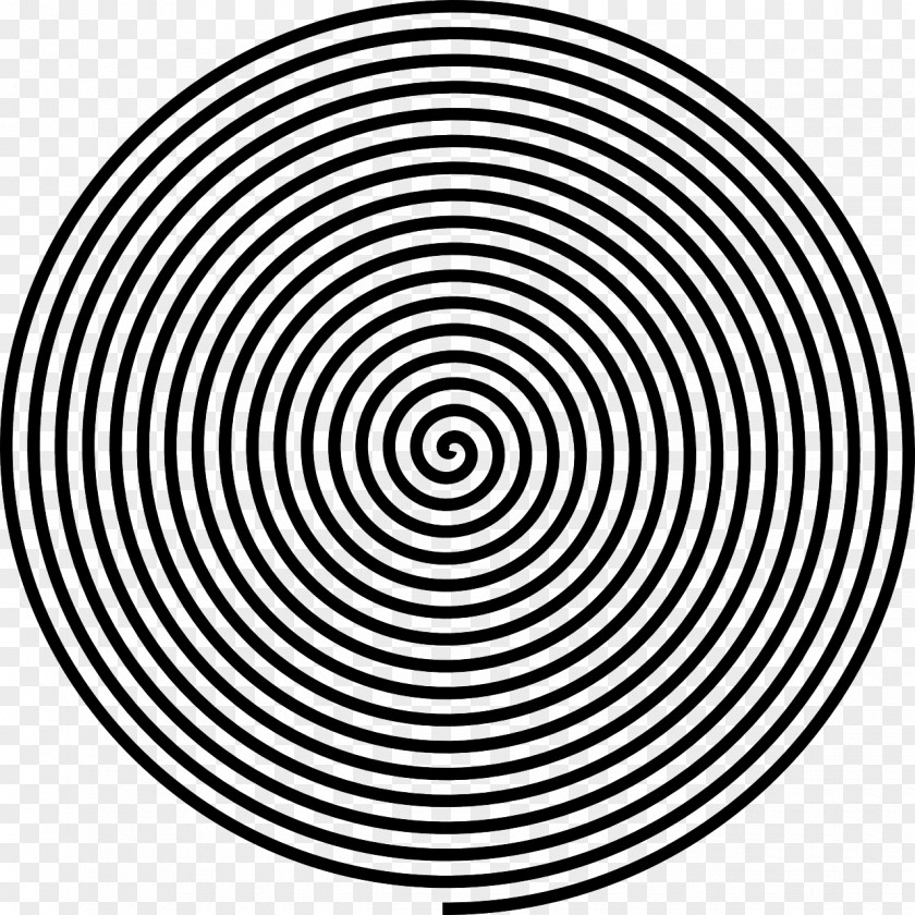 Spiral Pattern Logo Op Art Impossible Object PNG