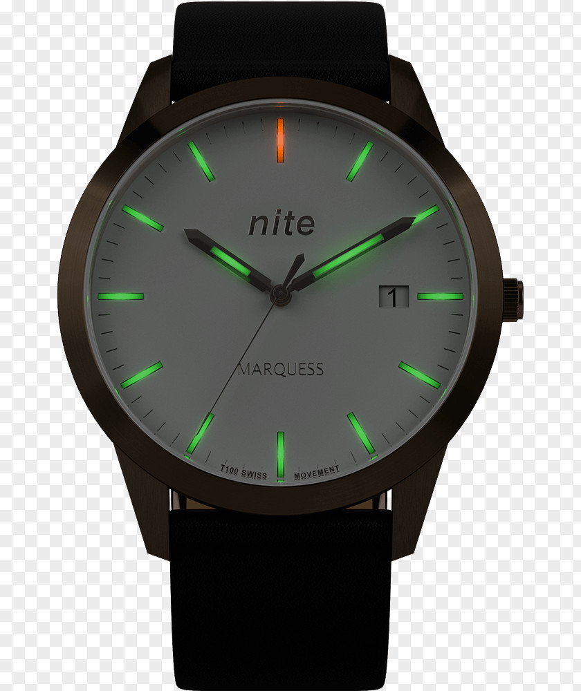 Finishing Touch Watch Nite Watches Strap Swiss Made PNG