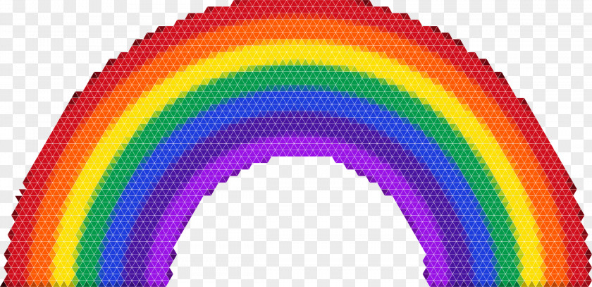 Triangle Rainbow Color Clip Art PNG