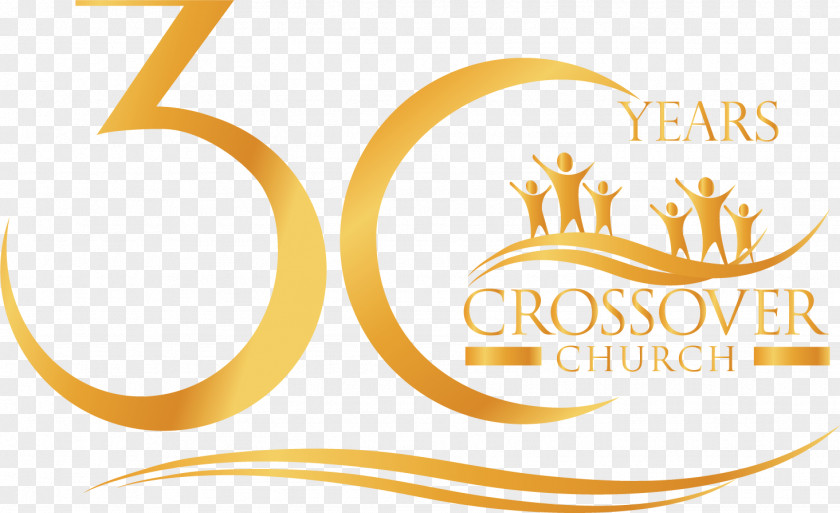 Church Anniversary Logo JTVCF Center Brand Design PNG