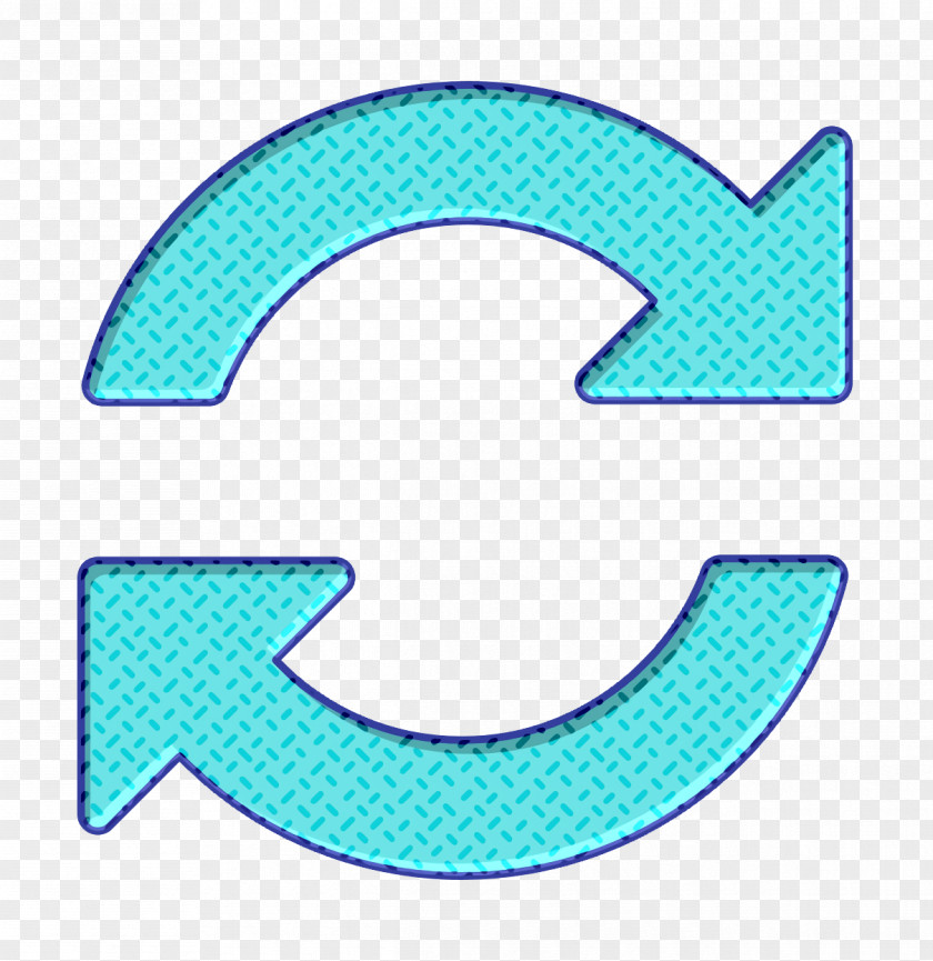 Circle Of Two Clockwise Arrows Rotation Icon Admin UI PNG