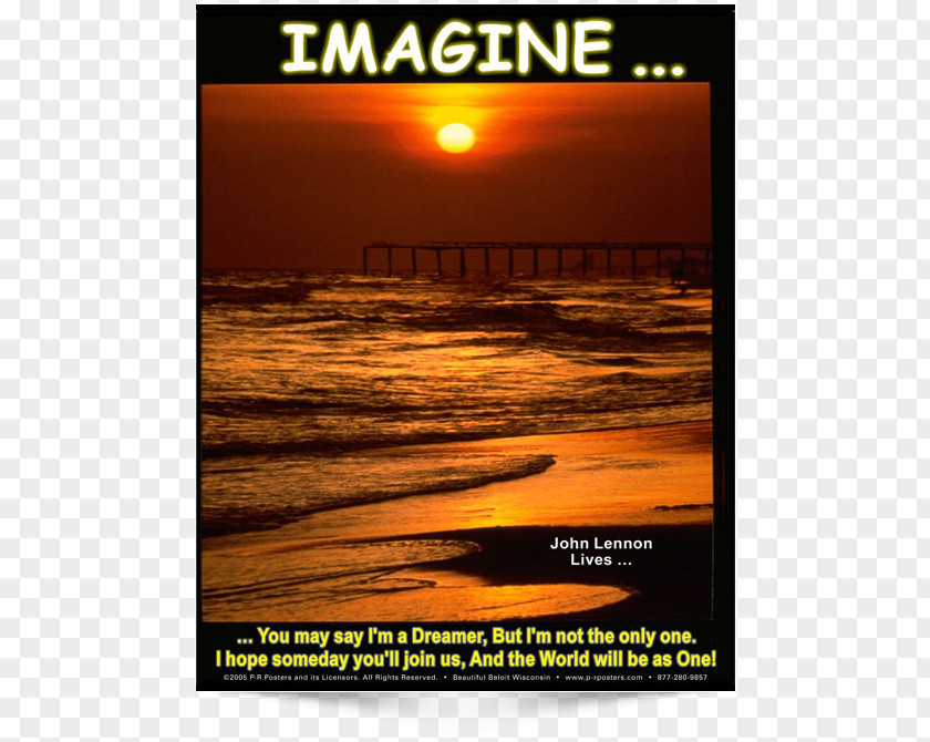 Discount Posters Advertising Imagine: John Lennon Stock Photography PNG