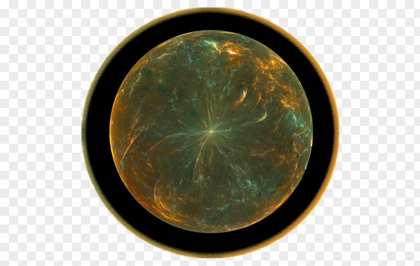 Gemstone Amber Sphere PNG