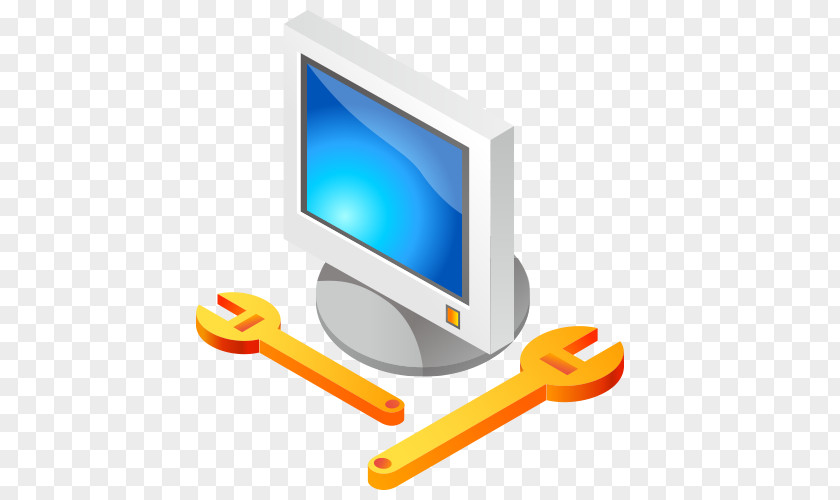 LCD Computer Vector Material PNG