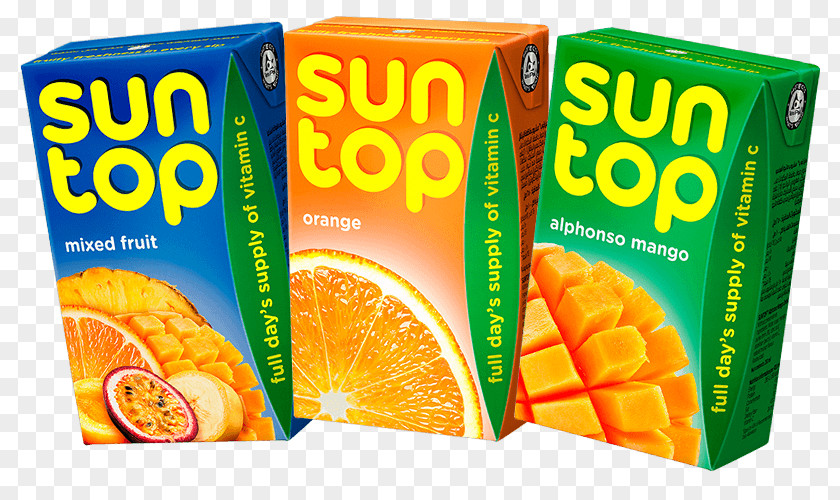Sun Top سن توب Orange Drink Juice Food PNG