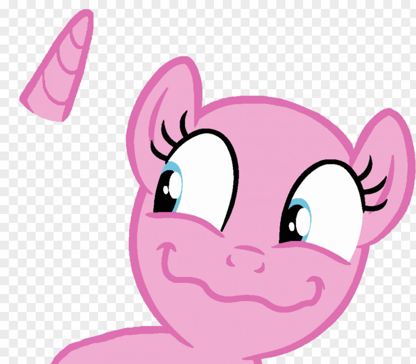 Unicorn Face Pinkie Pie Rarity Pony YouTube Applejack PNG