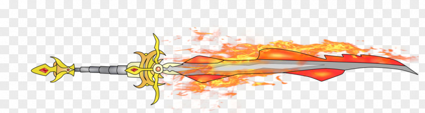 Fire Sword Desktop Wallpaper PNG