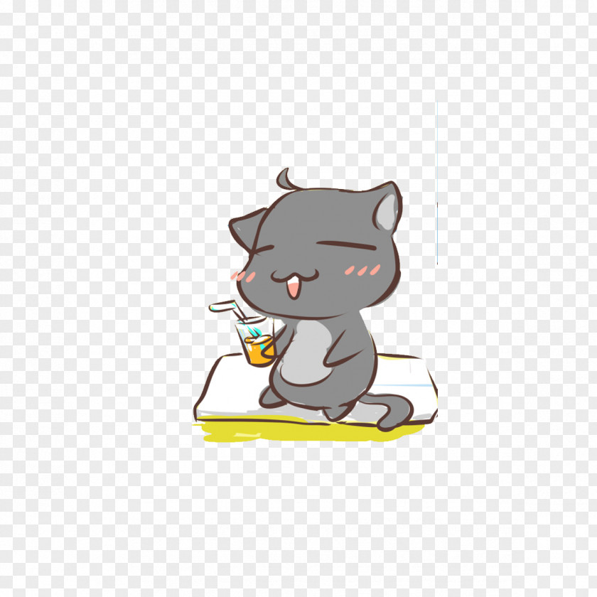 Little Mouse Picture Cat Food Cuteness Q-version Stroke PNG