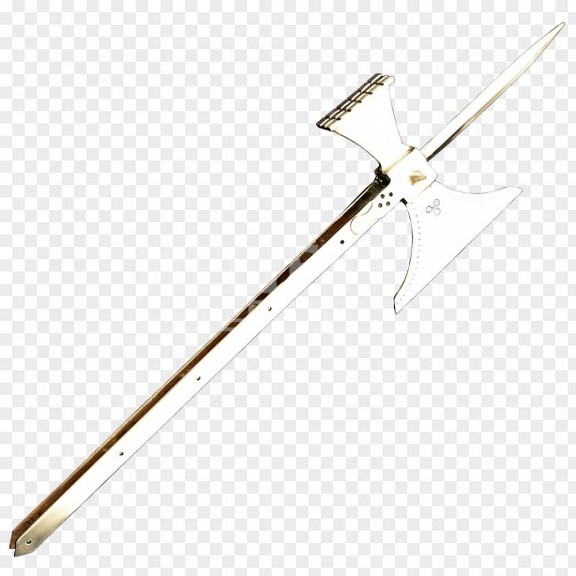 Men's Business Sword Pollaxe Pole Weapon Middle Ages PNG