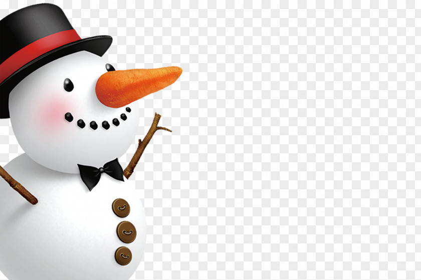 Winter Snowman Material Button Download PNG