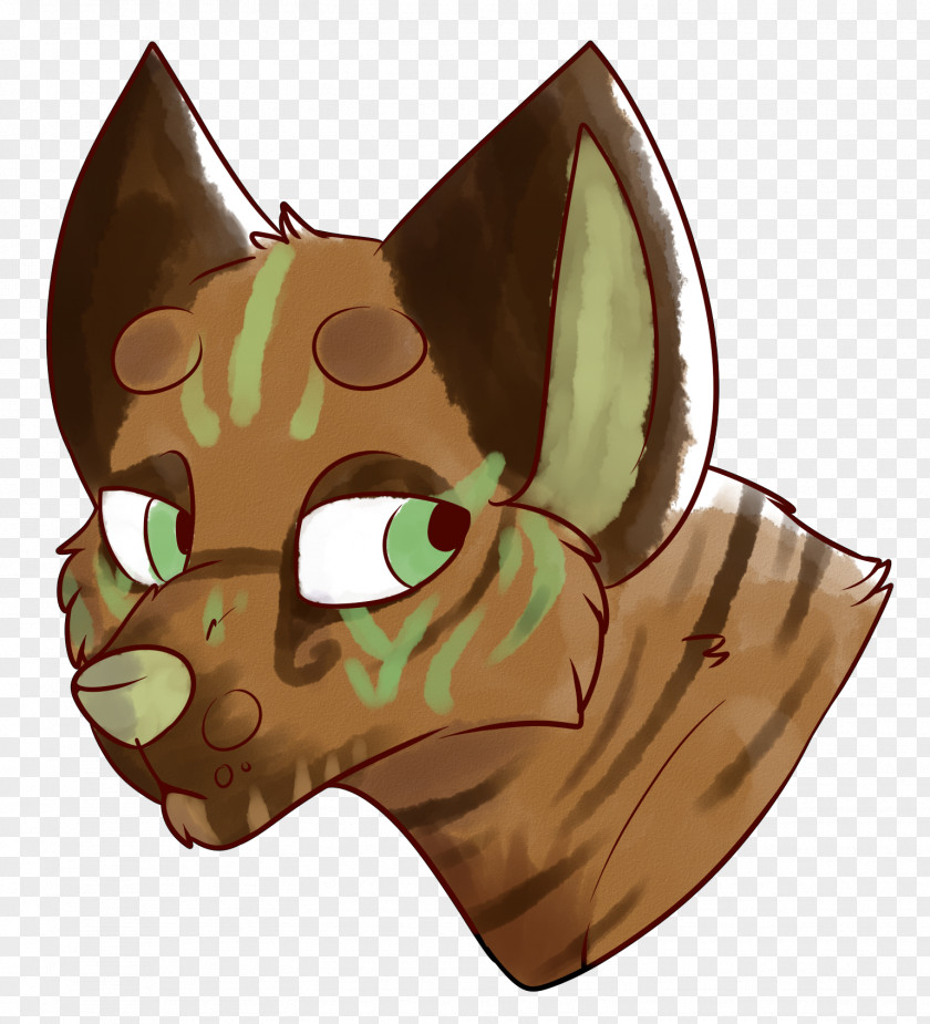 Cat Whiskers Snout Mask Character PNG