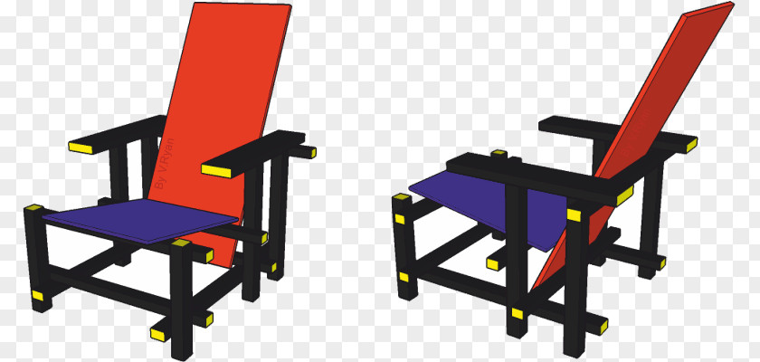 Chair Plastic Line Garden Furniture PNG